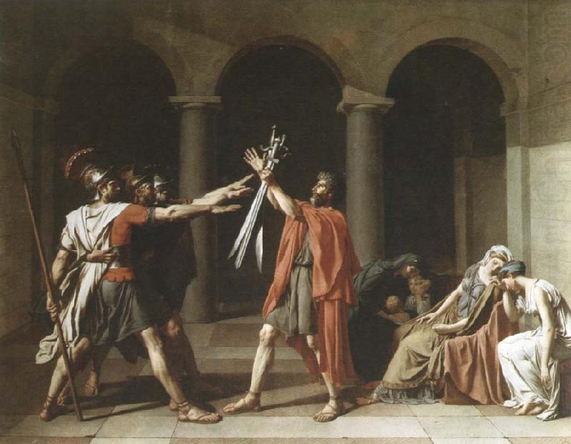 Jacques-Louis  David oath of the horatii china oil painting image